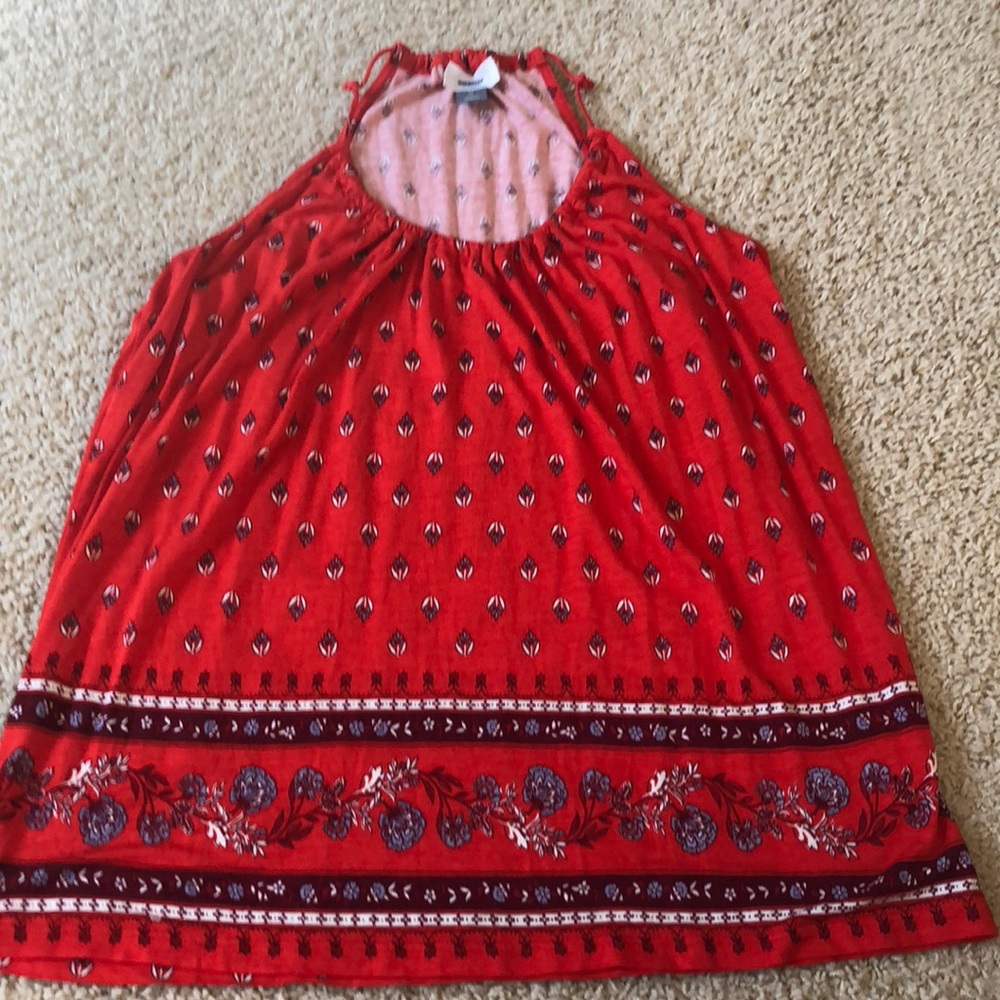red summer tank